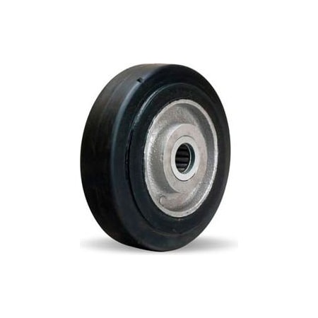 Hamilton Casters Hamilton Neoprene Rubber On Aluminum 5 x 1-1/2 - 3/4" Roller Bearing W-515-NRA-3/4